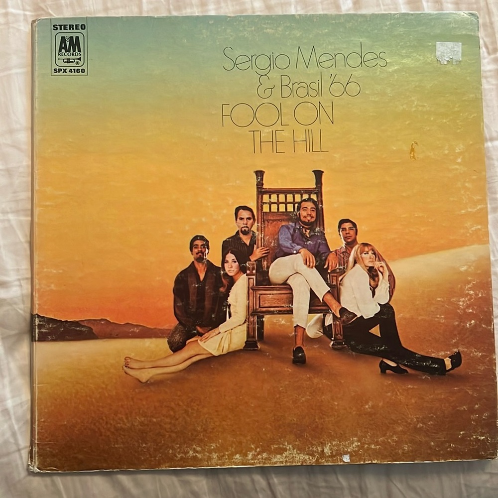 Vintage Original Sergio Mendes & Brasil ’66 Fool on the Hill Vinyl Record LP